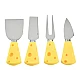 Set 4 ustensile mici pentru branzeturi inox Set 4 ustensile mici pentru branzeturi inox