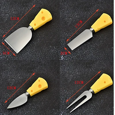 Set 4 ustensile mici pentru branzeturi inox Set 4 ustensile mici pentru branzeturi inox