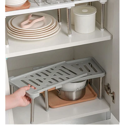 Raft retractabil pentru bucatarie picioare inox