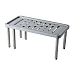 Raft retractabil pentru bucatarie picioare inox