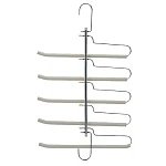 Organizator pentru pantaloni 5 suporturi otel inoxidabil
