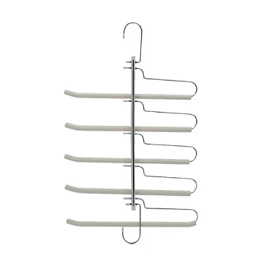 Organizator pentru pantaloni 5 suporturi otel inoxidabil