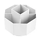 Cutie de depozitare pensule de machiaj rotativ 360 grade 5 compartimente ALBA