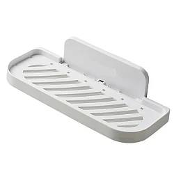 Suport pliabil pentru baie autoadeziv 36 x 15.3 cm alb