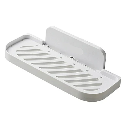 Suport pliabil pentru baie autoadeziv 36 x 15.3 cm alb