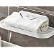 Suport pliabil pentru baie autoadeziv 36 x 15.3 cm alb