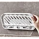 Suport pliabil pentru baie autoadeziv 36 x 15.3 cm alb