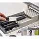 Organizator / suport pentru cutite 2 nivele pentru 18 cutite Alb