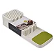 Organizator / suport pentru cutite 2 nivele pentru 18 cutite Alb