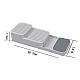 Organizator / suport pentru cutite 2 nivele pentru 18 cutite Alb