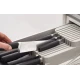 Organizator / suport pentru cutite 2 nivele pentru 18 cutite Alb