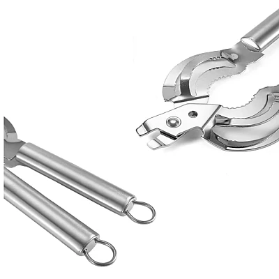 Desfacator multifunctional de borcane inox 25 x 6 cm