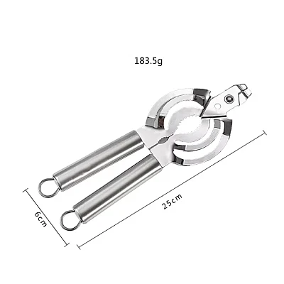 Desfacator multifunctional de borcane inox 25 x 6 cm