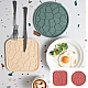 Set 2 suporturi de cauciuc pentru cratite 18 cm ROSU