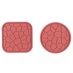 Set 2 suporturi de cauciuc pentru cratite 18 cm ROSU
