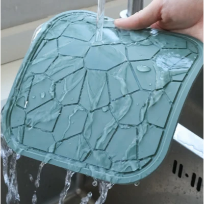 Set 2 suporturi de cauciuc pentru cratite 18 cm VERDE