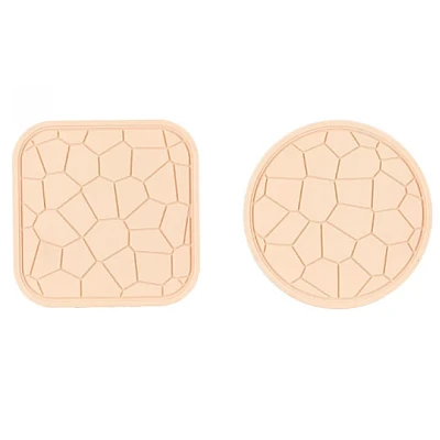 Set 2 suporturi de cauciuc pentru cratite 18 cm BEJ