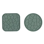 Set 2 suporturi de cauciuc pentru cratite 18 cm VERDE