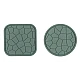 Set 2 suporturi de cauciuc pentru cratite 18 cm VERDE