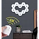 Set 3 spoturi hexagonale LED cu telecomanda