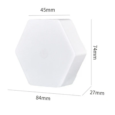 Set 3 spoturi hexagonale LED cu telecomanda