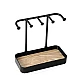 Suport pentru bijuterii cu 5 brate 20 x 10 x 19 cm NEGRU