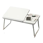 Masa pliabila pentru laptop cu suport pentru pahar reglabila pe inaltime 5 pozitii ALBA