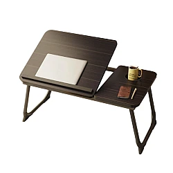 Masa pliabila pentru laptop cu suport pentru pahar reglabila pe inaltime 5 pozitii NEAGRA