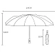 Umbrela telescopica automata BEJ impermeabila protective UV