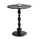 Masuta rotunda pentru cafea fier 52 x 38 cm NEGRU
