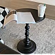 Masuta rotunda pentru cafea fier 52 x 38 cm NEGRU
