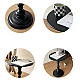 Masuta rotunda pentru cafea fier 52 x 38 cm NEGRU