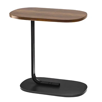 Masuta dreptunghiulara pentru cafea 45x60x30cm natur cu negru Masuta dreptunghiulara pentru cafea 45x60x30cm natur cu negru