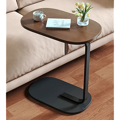 Masuta dreptunghiulara pentru cafea 45x60x30cm natur cu negru Masuta dreptunghiulara pentru cafea 45x60x30cm natur cu negru