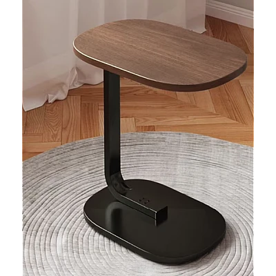 Masuta dreptunghiulara pentru cafea 45x60x30cm natur cu negru Masuta dreptunghiulara pentru cafea 45x60x30cm natur cu negru
