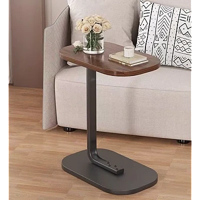 Masuta dreptunghiulara pentru cafea 45x60x30cm natur cu negru Masuta dreptunghiulara pentru cafea 45x60x30cm natur cu negru