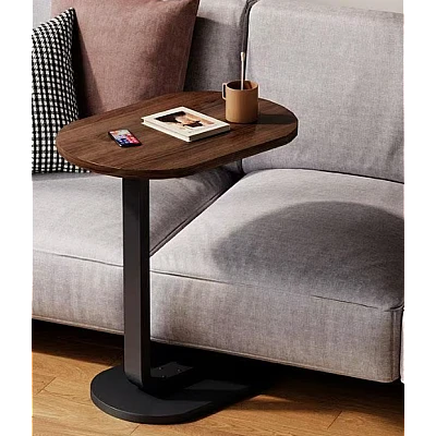 Masuta dreptunghiulara pentru cafea 45x60x30cm natur cu negru Masuta dreptunghiulara pentru cafea 45x60x30cm natur cu negru