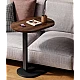 Masuta dreptunghiulara pentru cafea 45x60x30cm natur cu negru Masuta dreptunghiulara pentru cafea 45x60x30cm natur cu negru