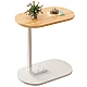 Masuta dreptunghiulara pentru cafea 45x60x30cm natur cu ALB Masuta dreptunghiulara pentru cafea 45x60x30cm natur cu ALB