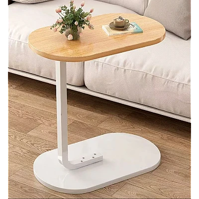 Masuta dreptunghiulara pentru cafea 45x60x30cm natur cu ALB Masuta dreptunghiulara pentru cafea 45x60x30cm natur cu ALB