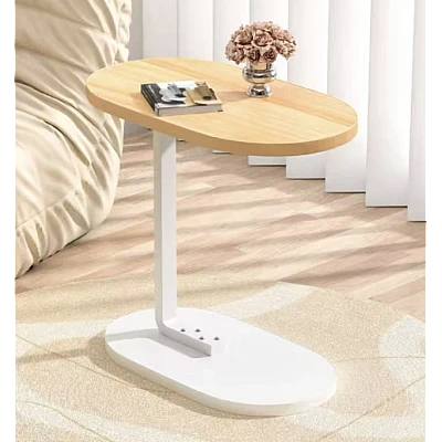 Masuta dreptunghiulara pentru cafea 45x60x30cm natur cu ALB Masuta dreptunghiulara pentru cafea 45x60x30cm natur cu ALB