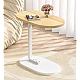Masuta dreptunghiulara pentru cafea 45x60x30cm natur cu ALB Masuta dreptunghiulara pentru cafea 45x60x30cm natur cu ALB