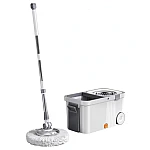 Set mop rotativ 360 grade cu galeata centrifuga din inox galeata portabila sistem evacuare apa