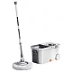 Set mop rotativ 360 grade cu galeata centrifuga din inox galeata portabila sistem evacuare apa Set mop rotativ 360 grade cu galeata centrifuga din inox galeata portabila sistem evacuare apa
