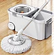 Set mop rotativ 360 grade cu galeata centrifuga din inox galeata portabila sistem evacuare apa Set mop rotativ 360 grade cu galeata centrifuga din inox galeata portabila sistem evacuare apa