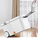 Set mop rotativ 360 grade cu galeata centrifuga din inox galeata portabila sistem evacuare apa Set mop rotativ 360 grade cu galeata centrifuga din inox galeata portabila sistem evacuare apa