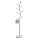 Cuier pentru haine in forma de S cu 7 carlige otel carbon 178 x 30 cm alb Cuier pentru haine in forma de S cu 7 carlige otel carbon 178 x 30 cm alb