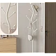Cuier pentru haine in forma de S cu 7 carlige otel carbon 178 x 30 cm alb Cuier pentru haine in forma de S cu 7 carlige otel carbon 178 x 30 cm alb
