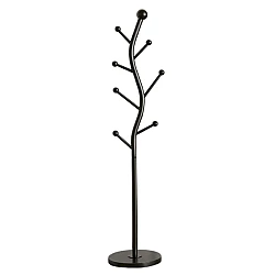 Cuier pentru haine in forma de S cu 7 carlige otel carbon 178 x 30 cm negru