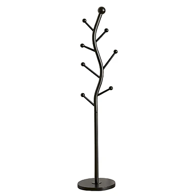 Cuier pentru haine in forma de S cu 7 carlige otel carbon 178 x 30 cm negru